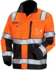 Reflexfärgad jacka orange/svart EN 20471 - Sommararbetskläder - 6418326412409 - 2