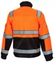 Reflexfärgad jacka orange/svart EN 20471 - Sommararbetskläder - 6418326412409 - 4