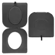 Värmesits för utomhustoalett mörk - Toaletter, tillbehör - 6410413238459 - 1