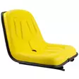 Sits till trädgårdstraktor gul pvc - Traktorsäten - 8716106191529 - 1