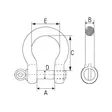 Schackel heavy duty 1 1/4" 12000 kg - Fästen - 4250077109939 - 2