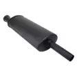 Dämpare matt svart, passar JD - Avgassystem - 5035776932519 - 1