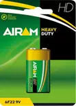 Airam HD-batteri 6F22 9V 1 st/förpackning - Batterier, testare - 6435200000439 - 1