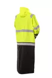 Säkerhetsfärgad lång regnkappa gul/svart - Sommararbetskläder - 6418326431219 - 2