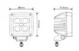 LED-arbetsbelysning, 4500 lumen, 40W - Arbetslampor - 8719607113199 - 4