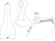 Hammarskaft 90/40 mm - Slåttermaskiner - 8716106795239 - 2