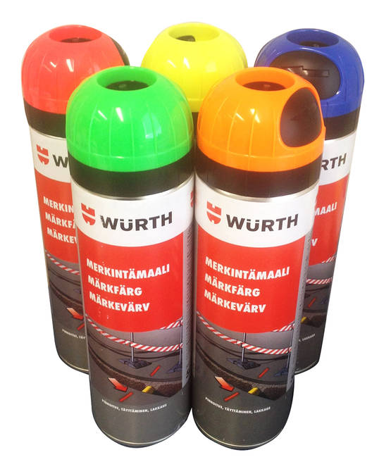 Wurth markeringsfärg 500 ml - Andra färger, lacker och oljor - 4099618291159 - 1