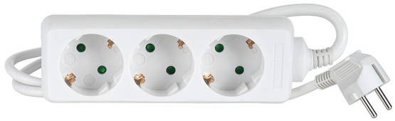 Airam jordad förlängningssladd 3-delad, olika längder - Förlängningssladdar - 6435200172679 - 1