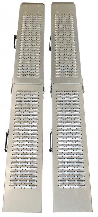 Lastbräda stål, hopfällbar, 2 st - Mopeder, fyrhjulingar - 6430032153759 - 1