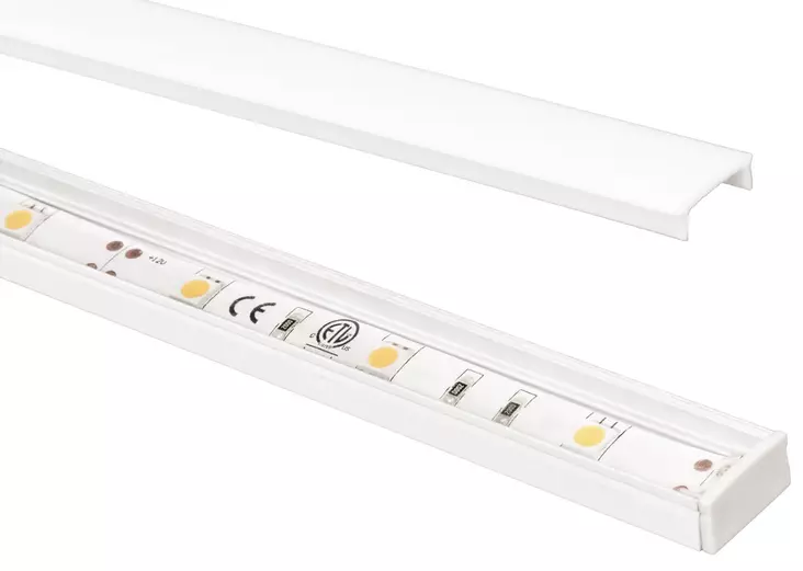Basic aluminiumprofil för LED-remsor - Inomhusbelysning - 6435200206459 - 1
