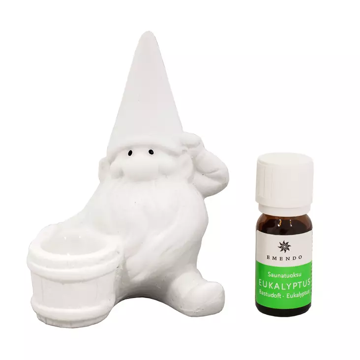 Emendo vit bastutomte + bastudoft Eukalyptus - Bastudofter, bastuhonungar - 6417892037979 - 1