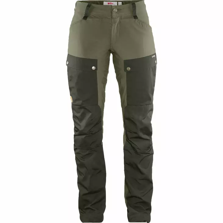 Fjällräven Keb Trousers Curved W Reg Djup Skog - Lagergrön - Friluftskläder - 7323450497279 - 1