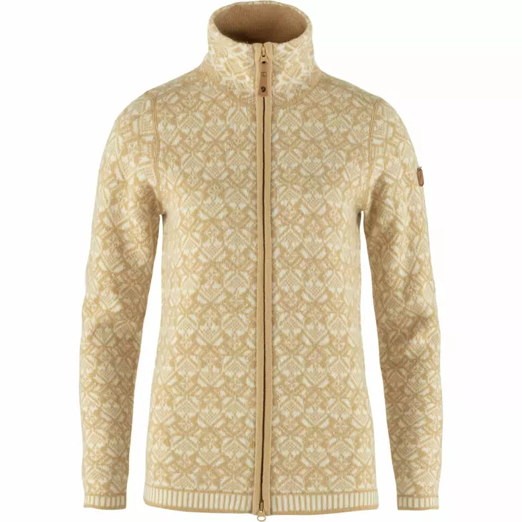 Fjällräven Snow Cardigan W Dune Beige - Friluftskläder - 7323450934729 - 1