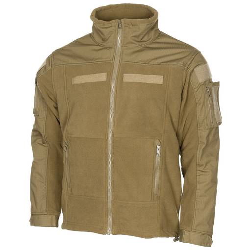 Fleecejacka Combat coyote tan - Friluftskläder - 4044633149329 - 1