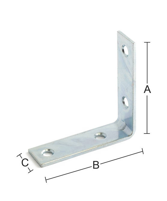 Habo vinkelfäste förzinkat, olika storlekar - Spikvinklar och -plåtar - 7317900054419 - 1