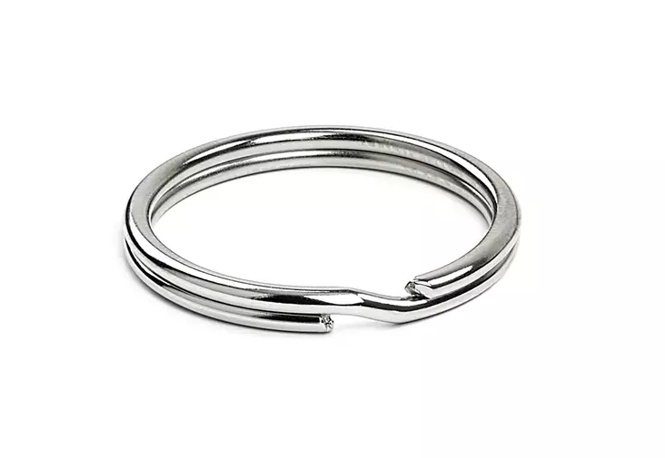 Habo nyckelring 4 st/förpackning förnicklad - Små förändringar - 7317900047619 - 1