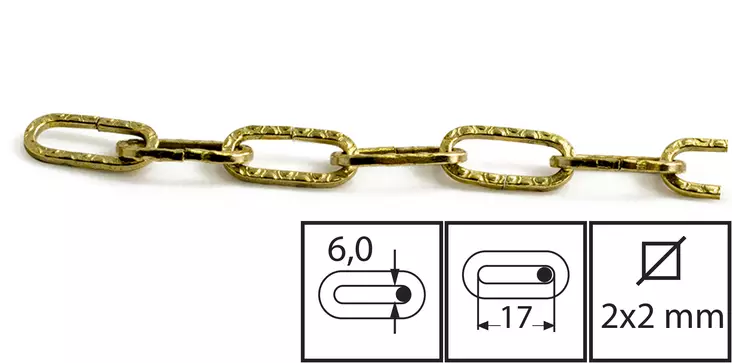 Habo dekorationskedja 400 2 m olika färger - Kedjor och vajrar - 7317900090349 - 1