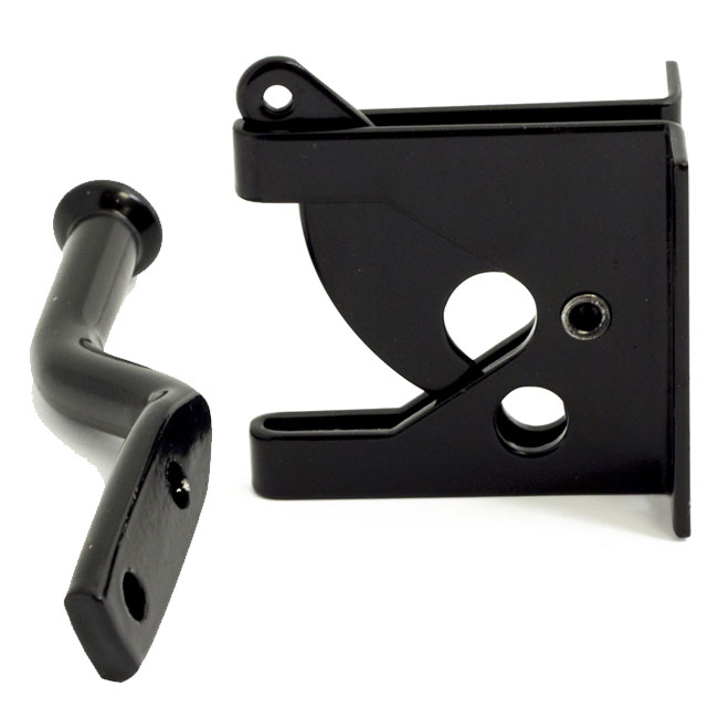 Habo portlås 49 svart låsbart - Hänglås, reglar, gångjärn - 7317900163319 - 1