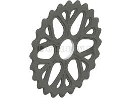 Plogskiva 50 cm tandad Snowflake - Åkervältar - 5700036798449 - 1