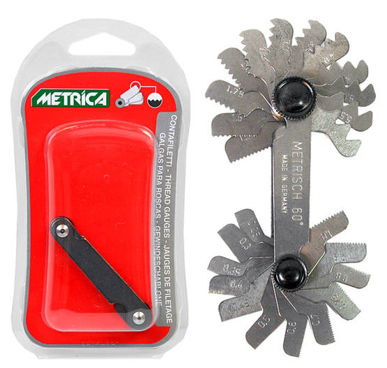 Gängkam 0,25-6,0 mm 24-delar - Andra mätinstrument - 8001066050239 - 1