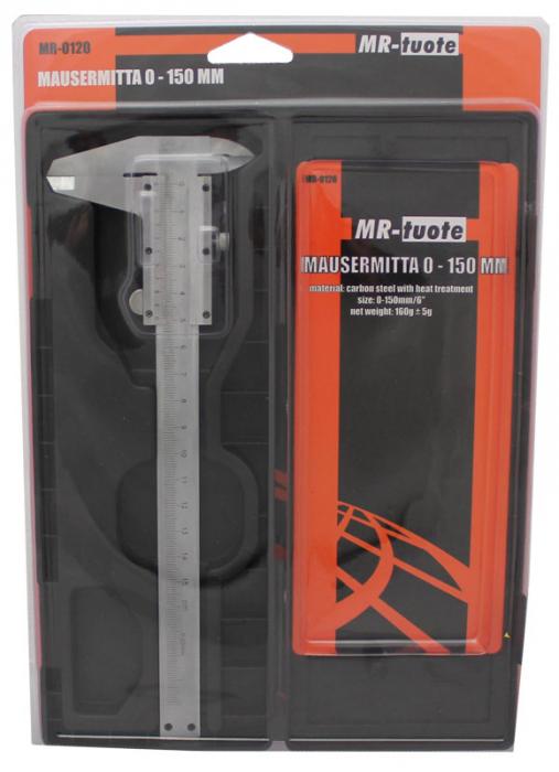 Skjutmått 150 mm i stål - Andra mätinstrument - 6430013061899 - 1