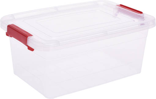 Plastlåda med lock 5,25 liter - Lådor och korgar - 8720573047388 - 1