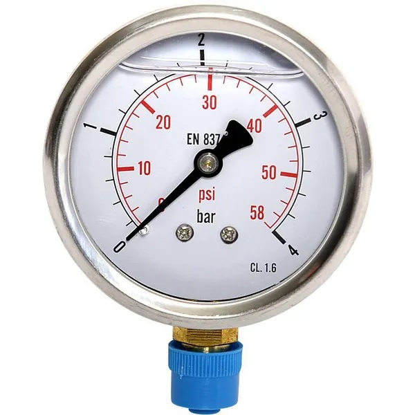Tryckmätare 1/4" 0-4 bar - Tryckmätare - 5700035556859 - 1