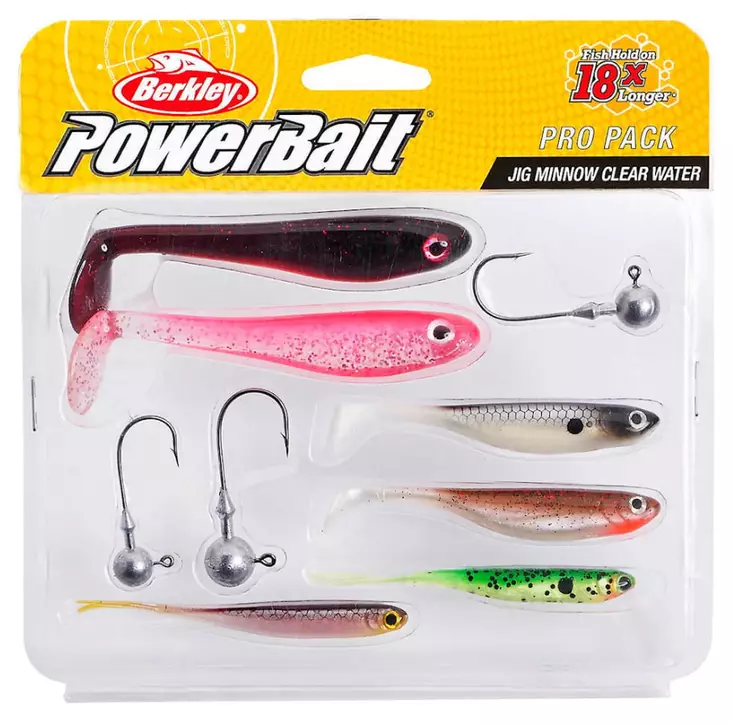 PowerBait Pro Pack Jig Minnow Klar Vatten - Jiggar, jigghuvuden - 028632940839 - 1