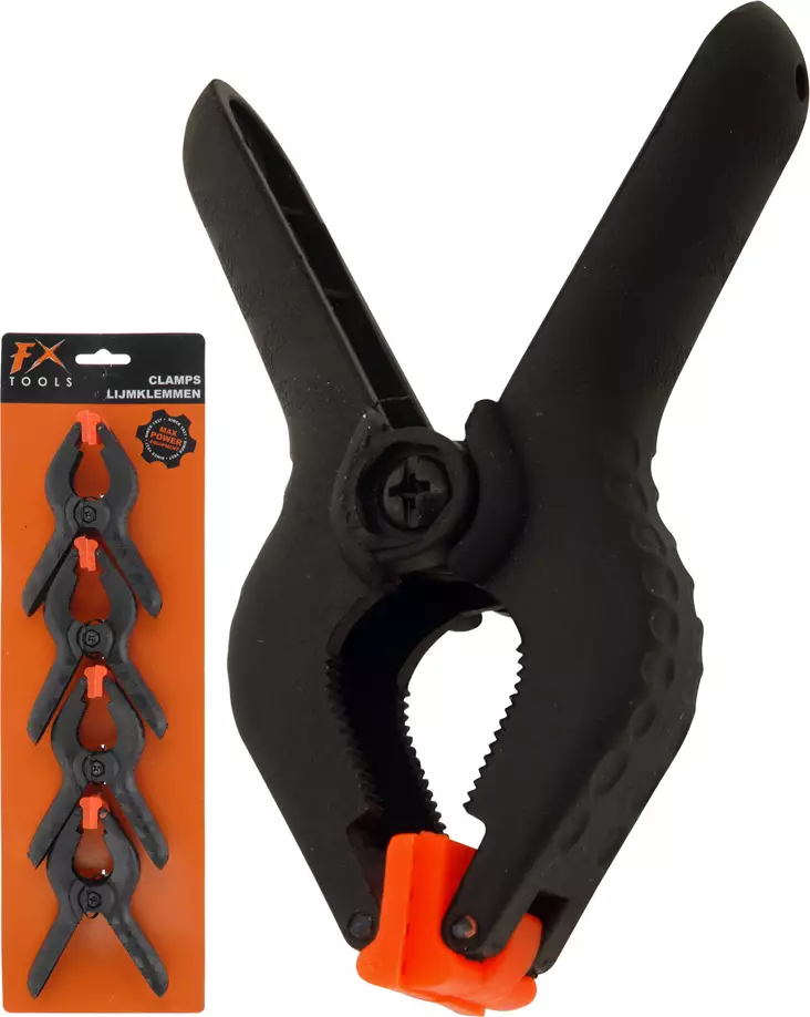 Klämmset 10cm 4-delar - Andra fästtillbehör - 8711295286339 - 1