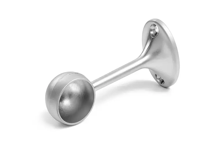 Rörhållare ändk. 758-25 mattkrom - Konsoler och väggskenor - 7317900137969 - 1