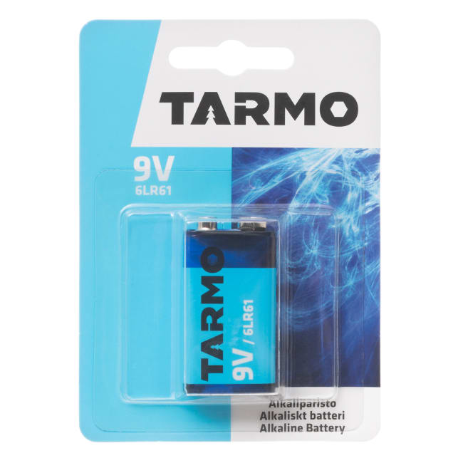Tarmo 9V batteri 1 st/fp - Batterier, testare - 6410413077799 - 1