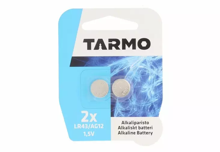 Tarmo Batteri LR43 2 st - Batterier, testare - 6410413208339 - 1