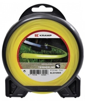 Tråd för trimmer, rund, 3,0 mm, 15 m - Trimmers, röjsågar - 8716106162949 - 1