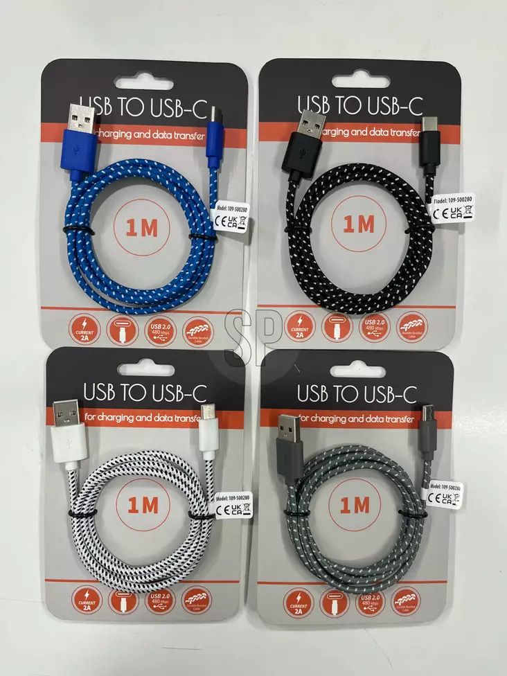 USB-C kabel 1 meter - Mobiltelefontillbehör - 8720573730099 - 1