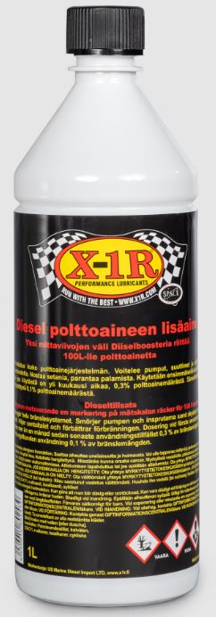 X-1R Dieselbooster 1 liter - Bilkemikalier - 6430014802439 - 1
