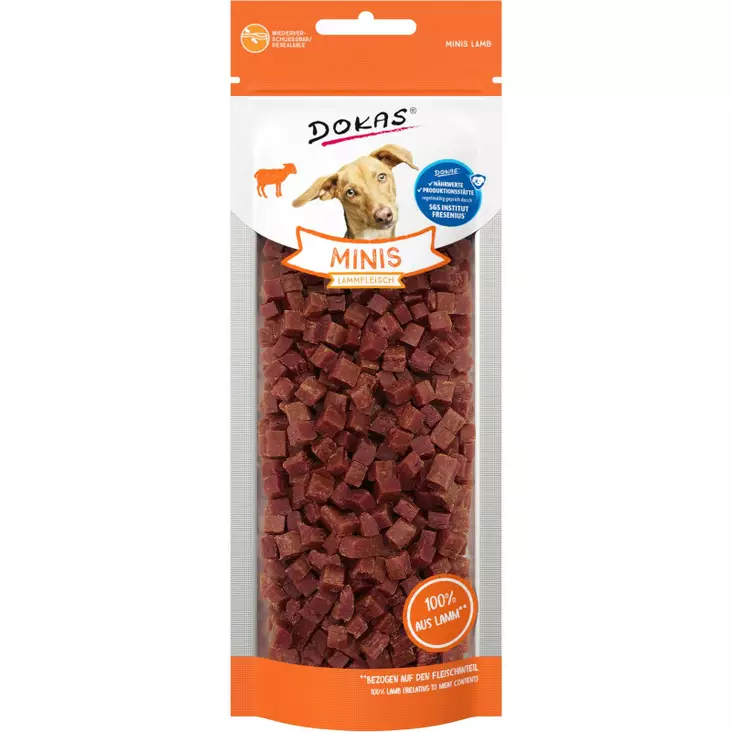 Dokas hundgodis mini lamm 70g - Hundmat - 4251276205439 - 1