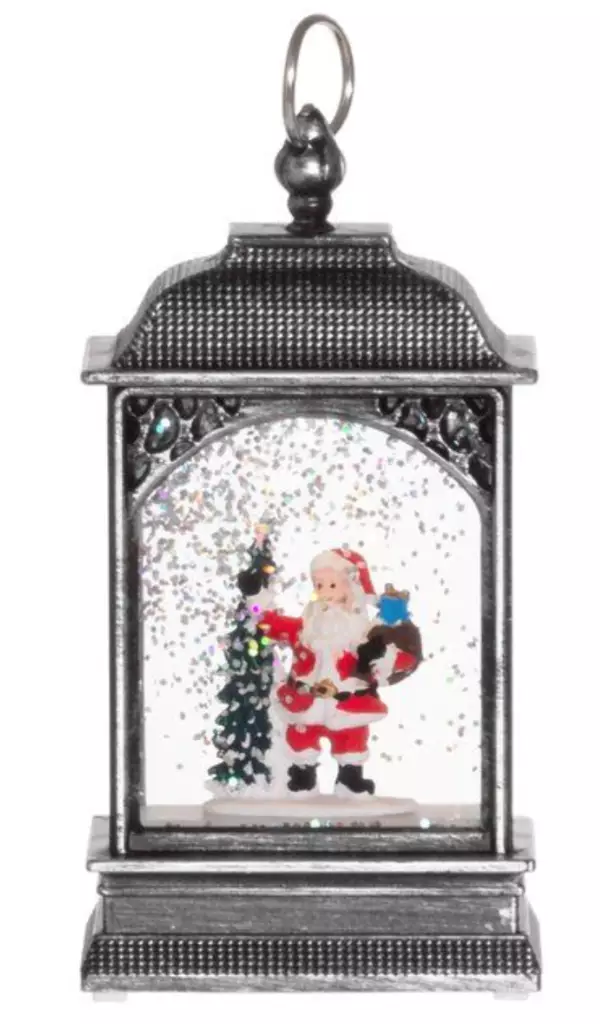 Snöflingeljusstake med belysning Tomte silver - Stämningsbelysning - 6410416403519 - 4