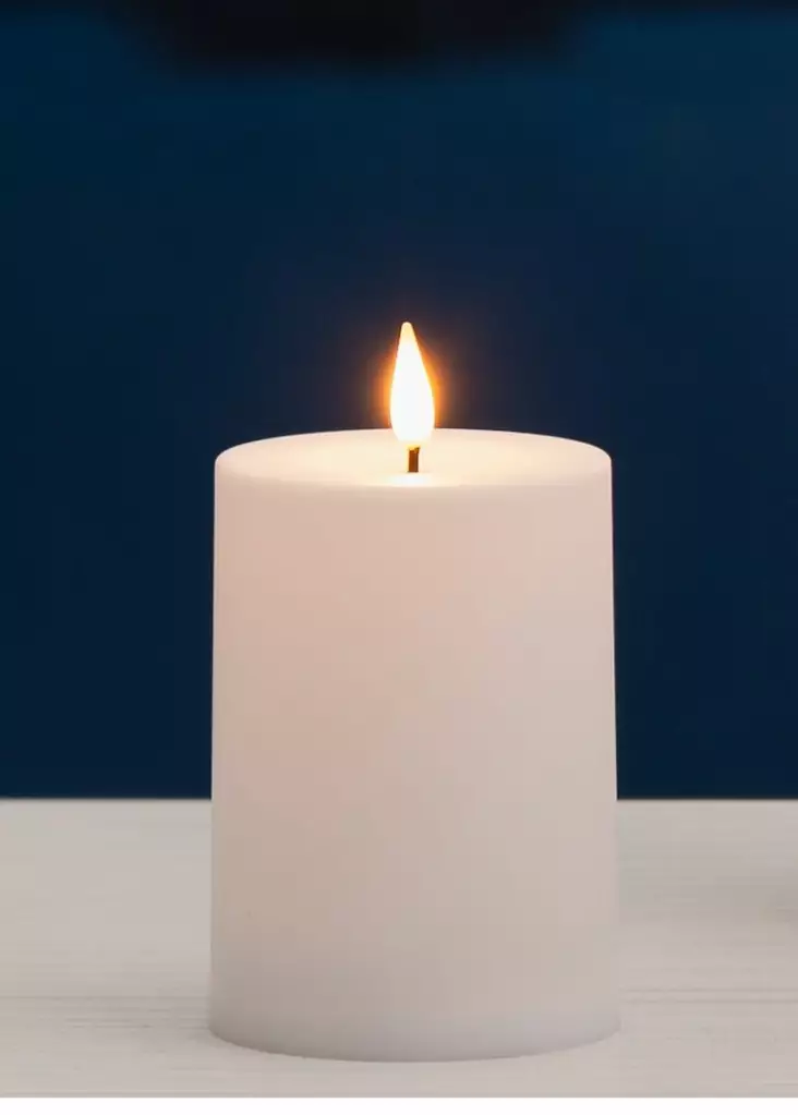 LED-ljusstake 3D låga 7x12 cm - Ljusstakar - 6410416424149 - 1