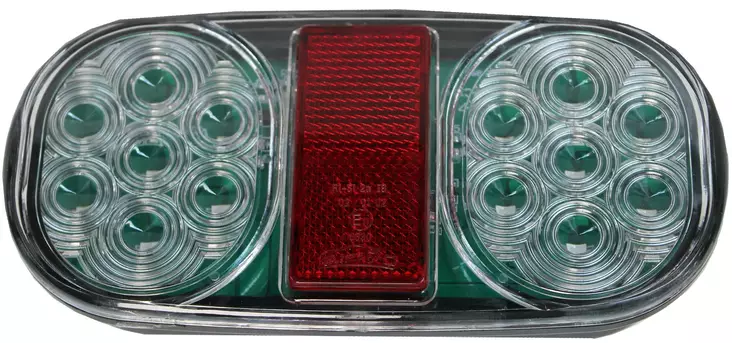 Led-bakljus 12V 160x80x35 mm vänster - Bilbelysning och elektriska tillbehör - 6430074696269 - 1