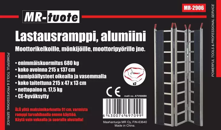 Last Ramp 215x137 cm 680 kg - Biltillbehör - 6430074697099 - 1