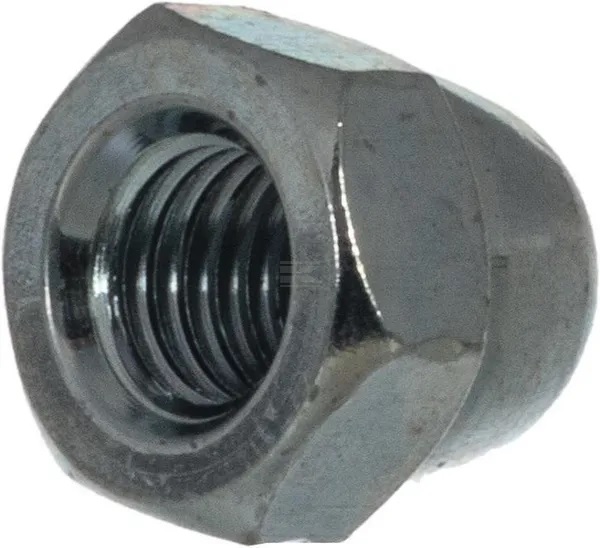Hattmuttrar klass 6 galvaniserad M4 - Bultar och muttrar, metrisk gänga - 8716106641819 - 1