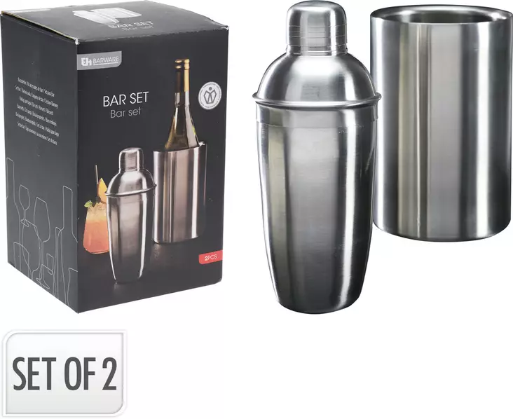 Barset i rostfritt stål 2-delar - Andra köksprodukter - 8720573585569 - 1