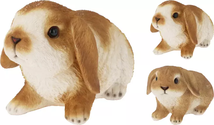 Förstoringsglas-kanin - Trädgårdsskulpturer, dekorationer - 8721037370929 - 1