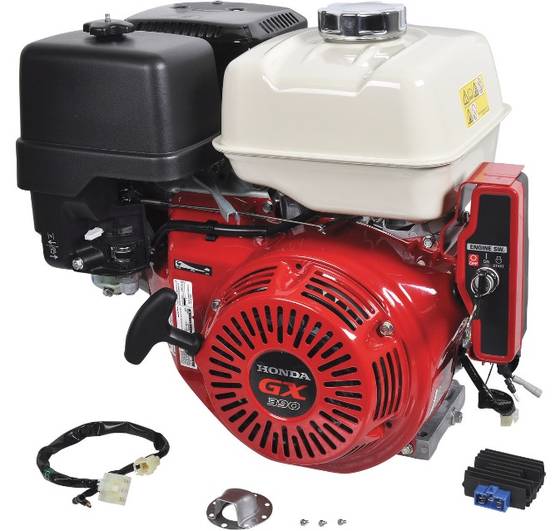 Lokalmotor Honda GX390 XQKA med 10 A laddare - Lokalmotorer - paikallis9 - 1