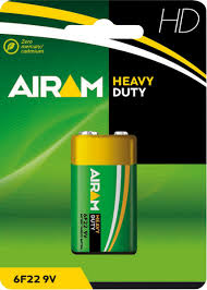 Airam HD-batteri 6F22 9V 1 st/förpackning - Batterier, testare - 6435200000439 - 1