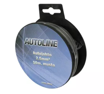 Bilsladd 2,5 mm2 10m svart - Bilbelysning och elektriska tillbehör - 6438255190049 - 1