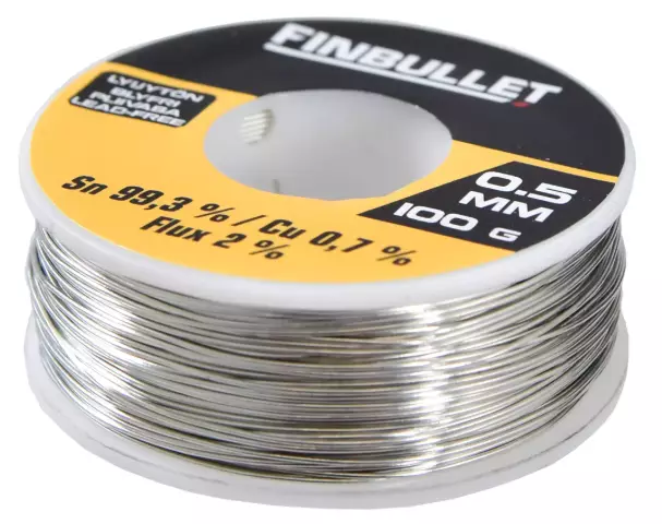 Blyfri lödtråd 0,5 mm 100 g - Andra svetstillbehör - 6438152049839 - 1