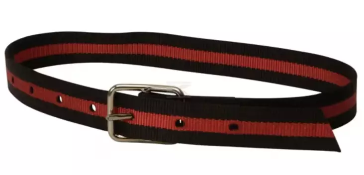 Nackrem svart/röd 40mm 130 cm - Djurmärkning - 5700035589819 - 1