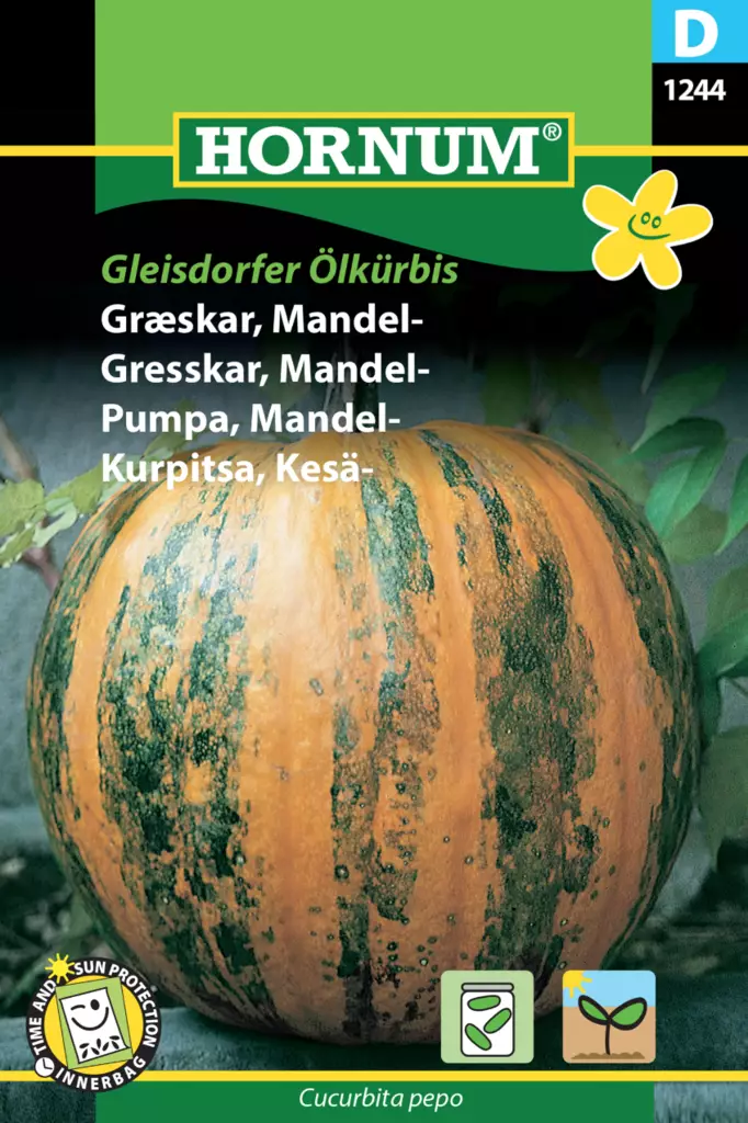Zucchini 'Gleisdorfer Ölkürbis' - Frön och sättpotatisar. - 5708787012449 - 2