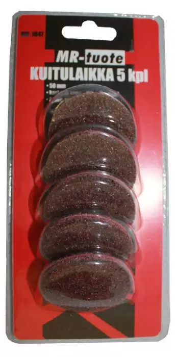 Fiberskiva 5 st, medel - Slipmaterial - 6430032157139 - 1